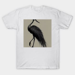 Inked Crane T-Shirt